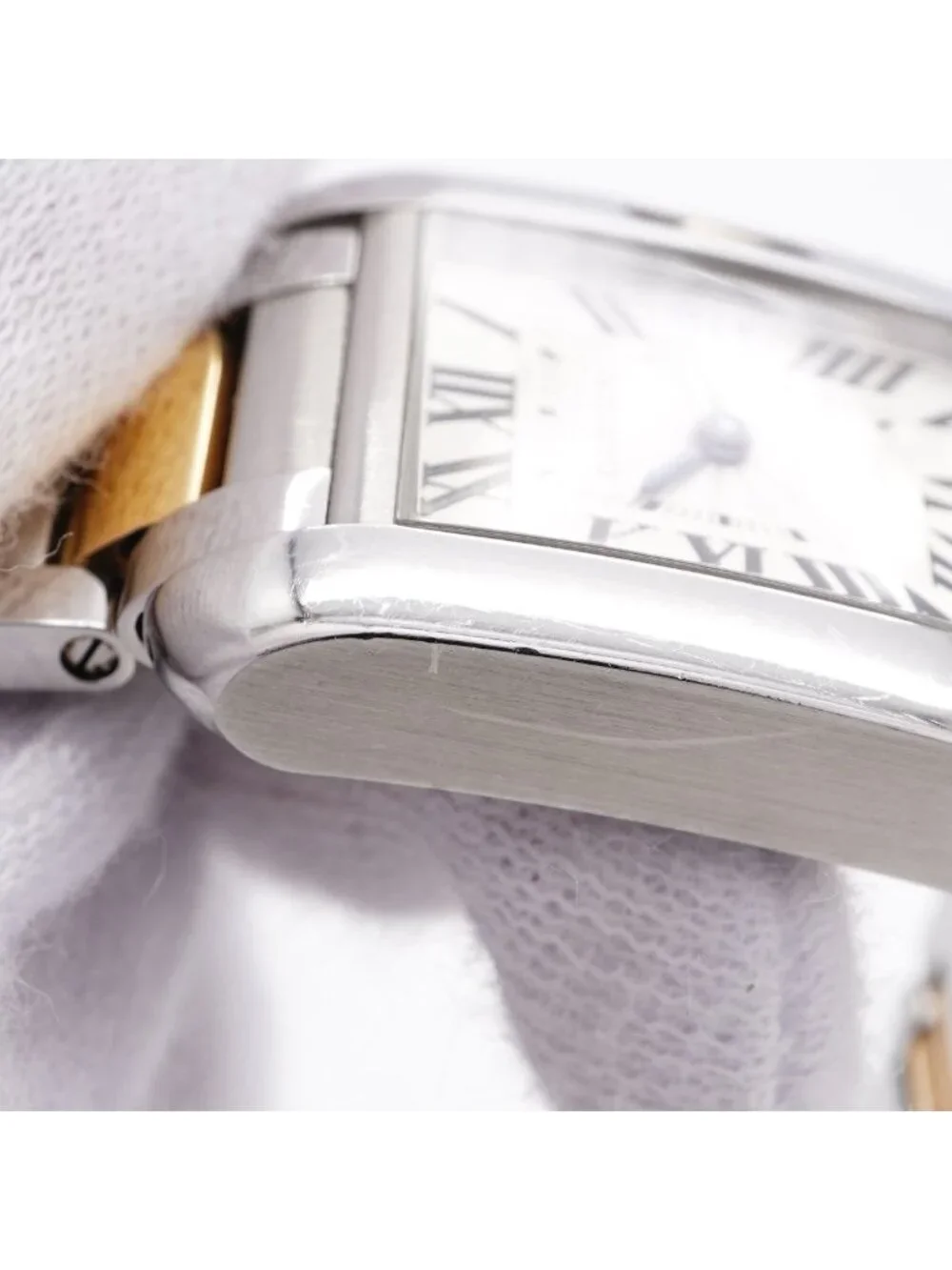 Cartier Tank Anglaise SM Silver Dial Watch